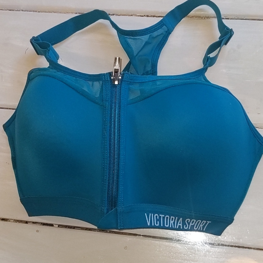 Teal Victoria secret incredible sports bra